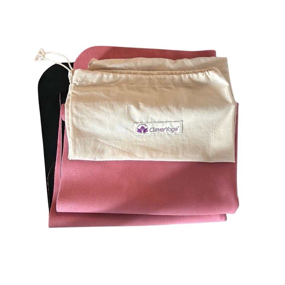 Yoga Mat with Rubber Grip Side + Travel Bag